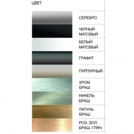 Зеркало с подсветкой в алюминиевой раме Хром RF014 