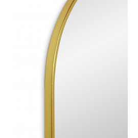 Овальное зеркало-капсула в золотой раме Kapsel M Gold (Капсел)  